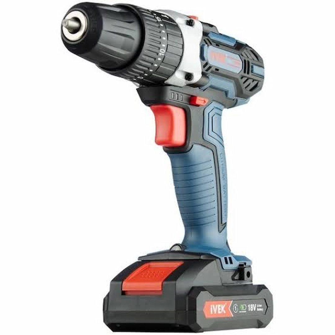 دریل پیچ گوشتی شارژی لیتیوم 18 ولت K-7218V ایوک Ivek